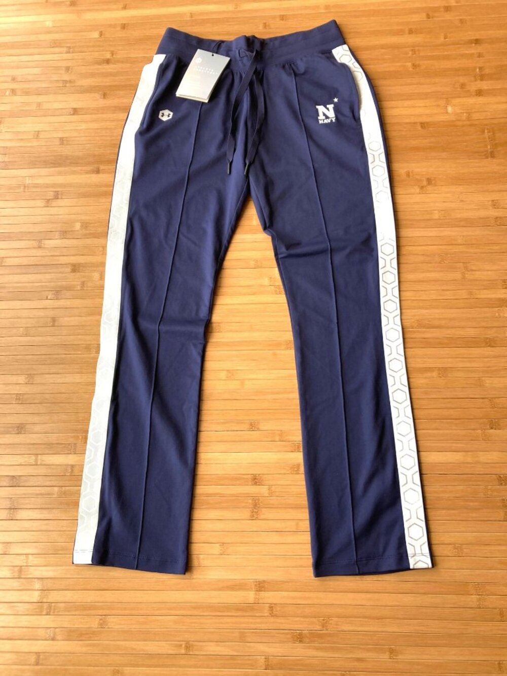 Under Armour Athlete Recovery Track Pants USNA Womens Small S Navy Blue NWT